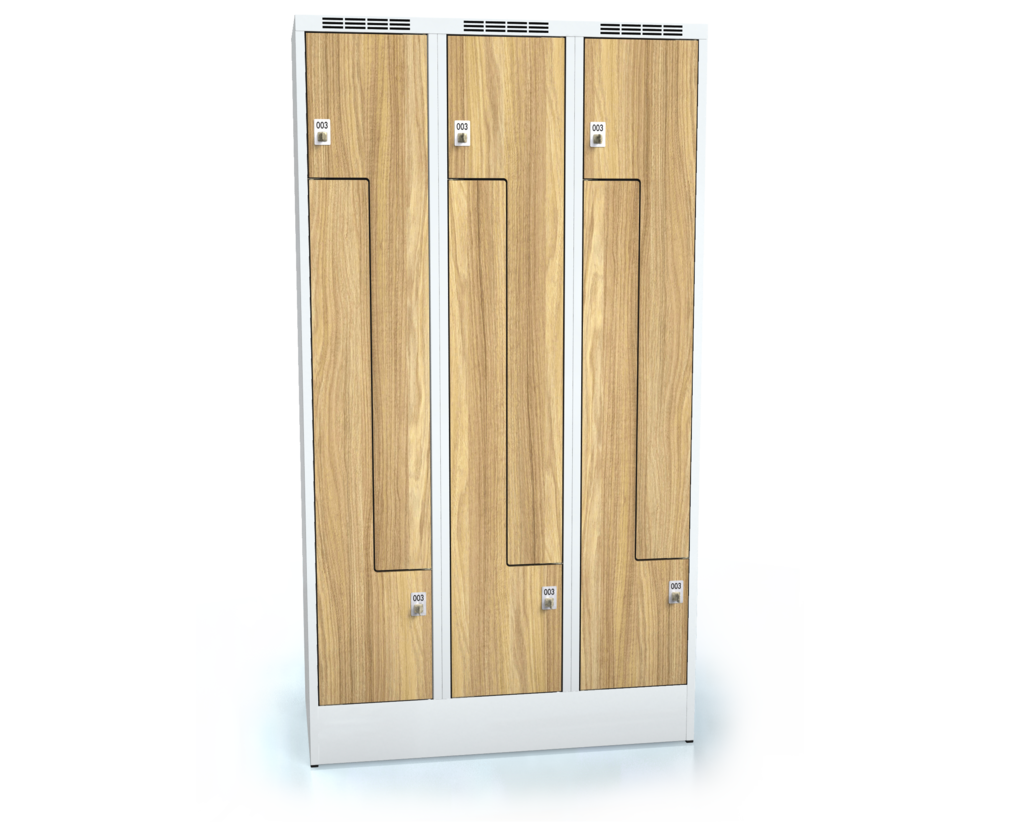 Cloakroom locker Z-shaped doors ALDERA 1920 x 1050 x 500